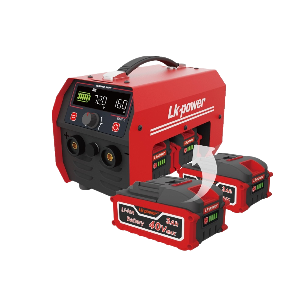 LK-160MB MINI Rechargeable Portable Cordless Small Lithium Battery Welder