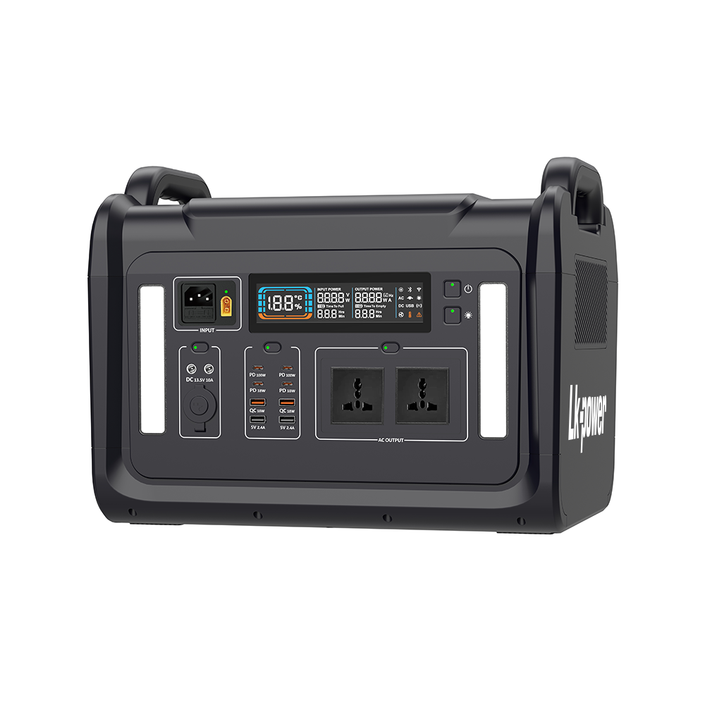 K2400 LiFePO4 Portable Station 2160Wh 2400W Pure Sine Wave UPS Solar Panel Generator MPPT 600W Fast Charge PD100W RV Jump